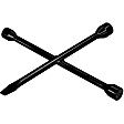 W9 Lug Wrench- 4-Way Cross - 14 in. Length