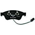 2009 Audi A8 Quattro - Front Semi-Metallic Brake Pad Set, 385mm Brake Rotors, OE Series