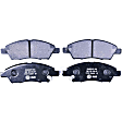 2012 Nissan Versa - Front Semi-Metallic Brake Pad Set, OE Replacement Series