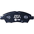 2012 Nissan Versa - Front Semi-Metallic Brake Pad Set, OE Replacement Series