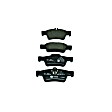 2011 Mercedes Benz E350 - Rear Semi-metallic Brake Pad Set, 3.5L 6Cyl, Designed and Engineered in Germany, OE Series