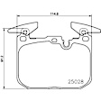 2014 BMW 335i xDrive - Front Semi-Metallic Brake Pad Set