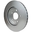 1995 Mercedes Benz C280 - Front, Driver or Passenger Side Brake Disc, Plain Surface, Vented, 6 Lugs, 2.8L 6Cyl