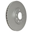 355104682 Front, Driver or Passenger Side Brake Disc, Plain Surface, 8 Lugs