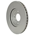 355104682 Front, Driver or Passenger Side Brake Disc, Plain Surface, 8 Lugs