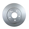 355105952 Rear, Driver or Passenger Side Brake Disc, Plain Surface, Solid, 6 Lugs