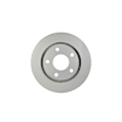 355115442 Rear, Driver or Passenger Side Brake Disc, Plain Surface, 5 Lugs