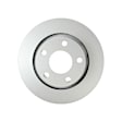 355115442 Rear, Driver or Passenger Side Brake Disc, Plain Surface, 5 Lugs
