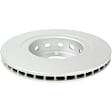 355115442 Rear, Driver or Passenger Side Brake Disc, Plain Surface, 5 Lugs