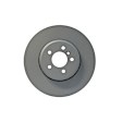 2013 BMW 750Li - Front, Driver Side Brake Disc, Plain Surface, Vented, 6 Lugs, Made in Europe, OE Two-Piece Design
