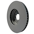 2013 BMW 750Li - Front, Driver Side Brake Disc, Plain Surface, Vented, 6 Lugs, Made in Europe, OE Two-Piece Design