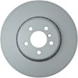 2013 BMW 750Li - Front, Driver Side Brake Disc, Plain Surface, Vented, 6 Lugs, Made in Europe, OE Two-Piece Design