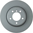 355120761 Front, Driver or Passenger Side Brake Disc, Plain Surface, Vented, 6 Lugs