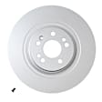 355121962 Front, Driver or Passenger Side Brake Disc, Plain Surface, Vented, 8 Lugs