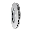 355121962 Front, Driver or Passenger Side Brake Disc, Plain Surface, Vented, 8 Lugs