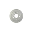 355122282 Rear, Driver or Passenger Side Brake Disc, Plain Surface, Solid, 8 Lugs