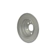 355122282 Rear, Driver or Passenger Side Brake Disc, Plain Surface, Solid, 8 Lugs