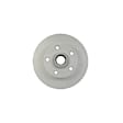 355122362 Rear, Driver or Passenger Side Brake Disc, Plain Surface, Solid, 5 Lugs