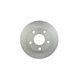355122382 Rear, Driver or Passenger Side Brake Disc, Plain Surface, Solid, 5 Lugs