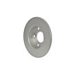 355122382 Rear, Driver or Passenger Side Brake Disc, Plain Surface, Solid, 5 Lugs