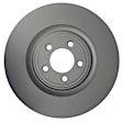 355123072 Front, Driver or Passenger Side Brake Disc, Plain Surface, Vented, 5 Lugs