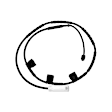 2013 Mini Cooper - Rear, Driver or Passenger Side Brake Pad Sensor, enginedesignationname: N16B16A, Made in Europe