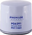 PG6291 Standard Series Oil Filter - Spin-on, Direct Fit, Sold Individually