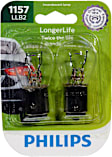1157LLB2 LongerLife Miniature 1157LL Light Bulb - Twice the life of Standard Bulbs - Incandescent, Direct Fit, Set of 2