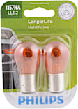 1157NALLB2 LongerLife Miniature 1157NALL Light Bulb - Twice the life of Standard Bulbs - Halogen, Direct Fit, Set of 2