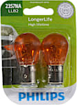 2013 Kia Sportage - LongerLife Miniature 2357NALL Light Bulb - Twice the life of Standard Bulbs - Incandescent, Direct Fit, Set of 2