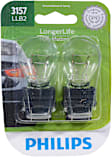 3157LLB2 LongerLife Miniature 3157LL Light Bulb, 3157 Bulb Type, Halogen, Set of 2