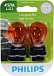 4157NALLB2 LongerLife Miniature 4157NALL Light Bulb - Twice the life of Standard Bulbs - Halogen, Direct Fit, Set of 2
