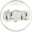 7443LLB2 LongerLife Miniature 7443LL Light Bulb - Twice the life of Standard Bulbs - Incandescent, Direct Fit, Set of 2