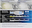 9003CVPS2 Driver or Passenger Side CrystalVision Platinum Series Halogen 9003 Headlight Bulb, Low and High Beam, Brilliant White Light, Up to +60% Vision, Set of 2