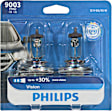 9003PRB2 Driver and Passenger Side Vision Series Halogen 9003 Headlight Bulb, Low and High Beam, +60% more Vision, Set of 2