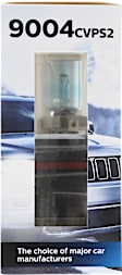 9004CVPS2 Driver or Passenger Side CrystalVision Platinum Series Halogen 9004 Headlight Bulb, Low and High Beam, Brilliant White Light, Up to +60% Vision, Set of 2
