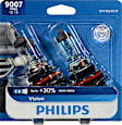 9007PRB2 Driver and Passenger Side Vision Series Halogen 9007 Headlight Bulb, Low and High Beam, +60% more Vision, Set of 2
