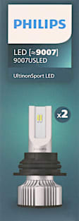 9007USLED Fog and Powersport Bulb LED Bulb - Cool White, Direct Fit, Sold individually