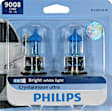 2006 Ford Explorer XLT 6 Cyl 4.0L - Driver and Passenger Side Halogen 9008 Headlight Bulb, High and Low Beam, High Beam and Low Beam, Set of 2, CrystalVision Ultra Series