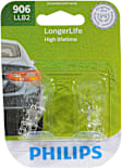 1996 Mercury Tracer - LongerLife Miniature 906LL Light Bulb - Twice the life of Standard Bulbs - Incandescent, Direct Fit, Set of 2