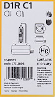 D1RC1 Driver or Passenger Side Standard Series HID D1R Headlight Bulb, Low Beam, Sold individually