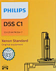 D5SC1 Driver or Passenger Side Xenon HID Series HID/Xenon D5S Headlight Bulb Low and High Beam, Sold Individually