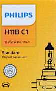 H11BC1 Driver or Passenger Side Standard Series Halogen H11B Headlight Bulb, Sold Individually
