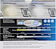 2012 Kia Forte - Driver or Passenger Side Halogen H11B Headlight Bulb, Low Beam, Set of 2, CrystalVision Platinum Series