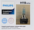 2012 Kia Forte - Driver or Passenger Side Halogen H11B Headlight Bulb, Low Beam, Set of 2, CrystalVision Platinum Series