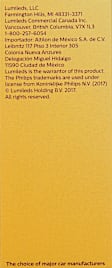 2015 Ford Fusion - Driver or Passenger Side Halogen H11 Headlight Bulb, FWD, Mexico Region; Front; High Beam, Sold individually, Standard Series