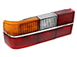 1372226 Driver Side Halogen Tail Light, With bulb(s), Amber, Clear & Red Lens