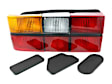 1372449 Driver Side Halogen Tail Light, With bulb(s), Amber, Clear & Red Lens