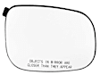 82436484 Door Mirror Glass - Replaces OE Number 30716484