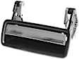 1980 Volvo 262 - Front Or Rear, Driver Side Chrome Lever with Black Bezel Exterior Door Handle, Without Key Hole